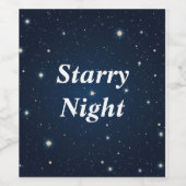 スターワインボトルラベル ワインラベル (シングルラベル)