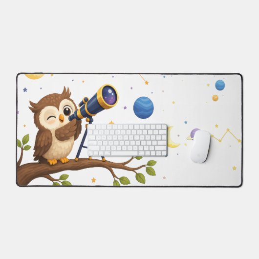 スターワッチオウル デスクマット (キーボード&マウス)