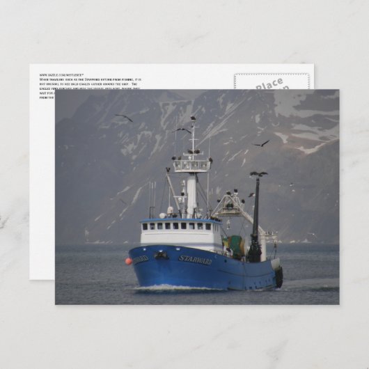 スターワードホームを歓迎するハゲのワシ ポストカード (正面/裏面)