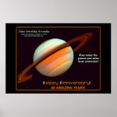 スターワールドアーケード40周年記念レトロ ポスター (正面)