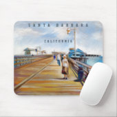 スターンズワーフパステル | Santa Barbara, CA Mouse pad マウスパッド (マウス)