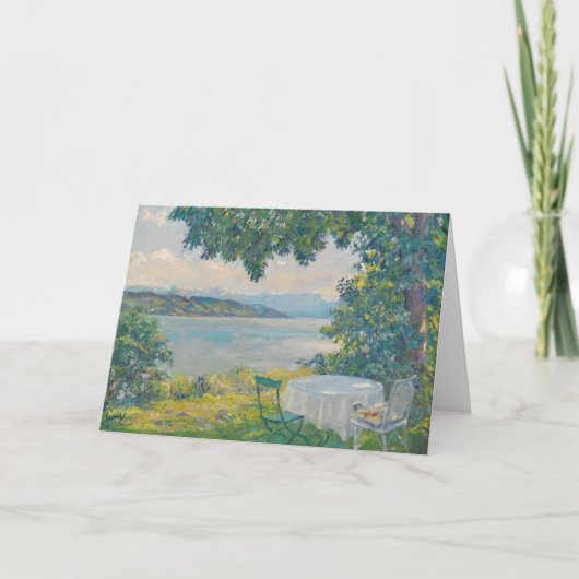 スターンベルク湖の眺め | エドワード・キュケル カード (正面)