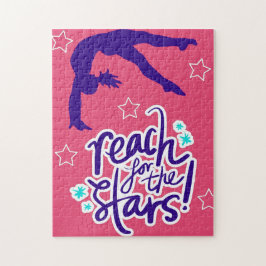 スター体操の転倒にリーチ ジグソーパズル