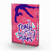 スター体操の転倒にリーチ フォトブロック (右)