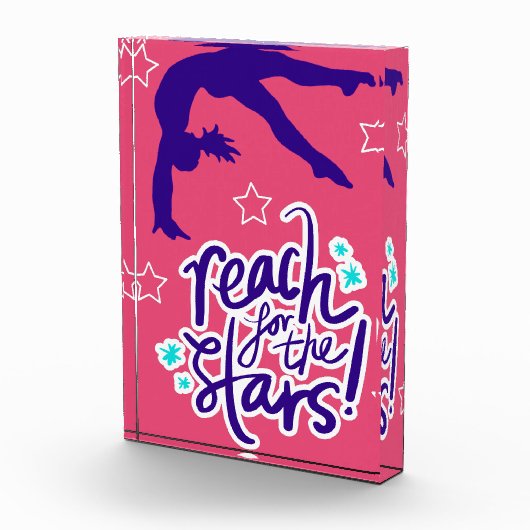 スター体操の転倒にリーチ フォトブロック (右)