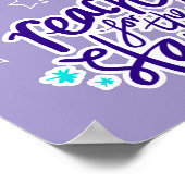 スター体操の転倒にリーチ ポスター (角)