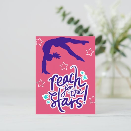 スター体操の転倒にリーチ ポストカード (スタンド正面)