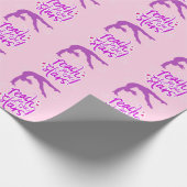 スター体操の転倒にリーチ ラッピングペーパー (角)