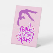 スター体操の転倒にリーチ 台座サイン (正面)