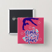 スター体操の転倒にリーチ 缶バッジ (正面&裏面)