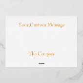 スター信じと出生フォイルカード付き 箔シーズンカード (裏面)