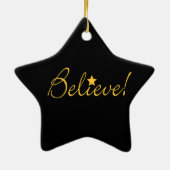 スター信じオーナメント セラミックオーナメント (裏面)