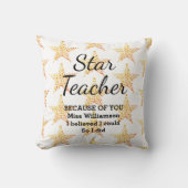 スター先生お前のせいで信じカスタマイズ! クッション (正面)