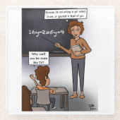 スター先生ガラスコースター ガラスコースター (正面)