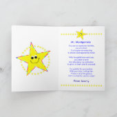 スター先生サンキュー サンキューカード (内部)