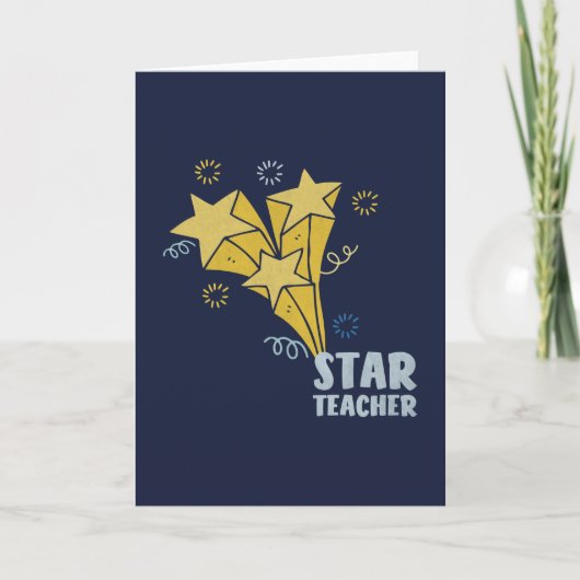スター先生 サンキューカード (正面)