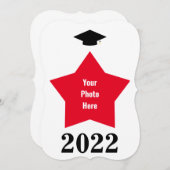 スター写真のシェイプフレーム セーブザデート (正面/裏面)