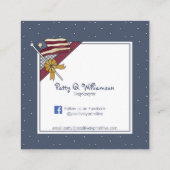 スター初期のズ名刺 スクエア名刺 (裏面)