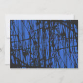 スター動揺してズバーバルミツワー招待状返信 招待状 (裏面)