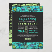 スター動揺してズバーバルミツワー招待状 招待状 (正面/裏面)