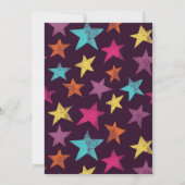 スター卒業式パーティーに向けて撮影 招待状 (裏面)