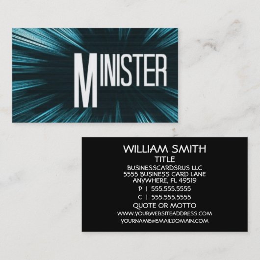 スター大臣名刺 名刺 (正面/裏面)