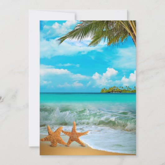 スター夫婦 - 装飾可能なDIYウェディング招待状 (正面)