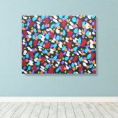 スター失ったズ抽象芸術アートプリント キャンバスプリント (インサイチュ (ウッドフロア))