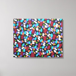 スター失ったズ抽象芸術アートプリント キャンバスプリント