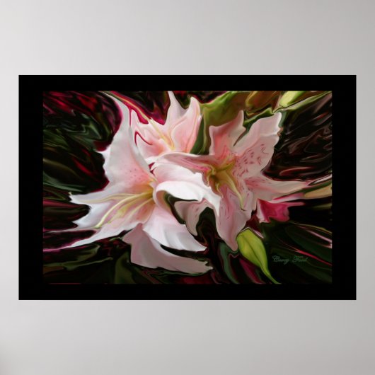 スター威厳のあるズプリント ポスター (正面)