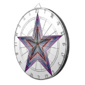 スター抽象芸術幾何学芸術 ダーツボード (正面右)