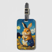 スター春バニーラゲージタグ ラゲッジタグ (正面縦)