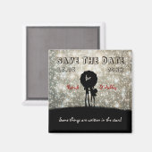 スター書ズの結婚式で日付を保存 マグネット (正面/裏面)