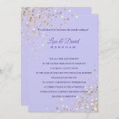 スター書ズウェディングレセプション招待状 招待状 (正面/裏面)