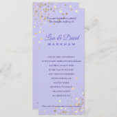 スター書ズウェディングレセプション招待状 招待状 (正面/裏面)