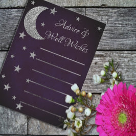 スター書ズブライダルシャワー アドバイスカード