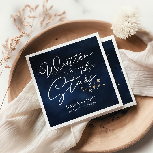 スター書ズブライダルシャワー スタンダードカクテルナプキン