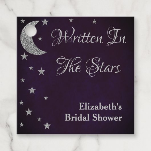 スター書ズブライダルシャワー フェイバータグ (正面)