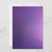 スター書ズブライダルシャワー 招待状 (裏面)