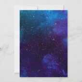 スター書ズブライダルシャワー 招待状 (裏面)