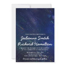 スター書ズ銀河系結婚式招待状