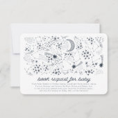 スター書ズ・カップルのベビーブックリクエストへ 招待状 (正面)