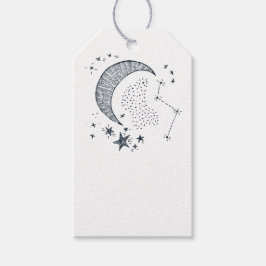 スター書ツカップルの赤ん坊シャワー ギフトタグ