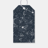 スター書ツカップルの赤ん坊シャワー ギフトタグ (裏面)