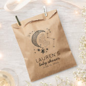 スター書ツカップルの赤ん坊シャワー フェイバーバッグ (クリップ留めされた状態)