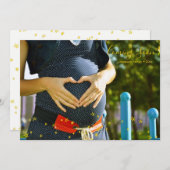 スター来ズ近日発売ベビー写真カード 案内状 (正面/裏面)