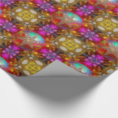 スター疑問に思ク・クリスマエレガントスデザイナー ラッピングペーパー (角)