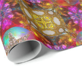 スター疑問に思ク・クリスマエレガントスデザイナー ラッピングペーパー (ロールコーナー)