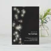 スター白熱［赤熱］光を放つズ招待状 招待状 (スタンド正面)