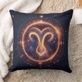 スター白熱［赤熱］光を放つリー宇宙上のアリー〔占星術の〕十二宮図記号 クッション (ブランケット)